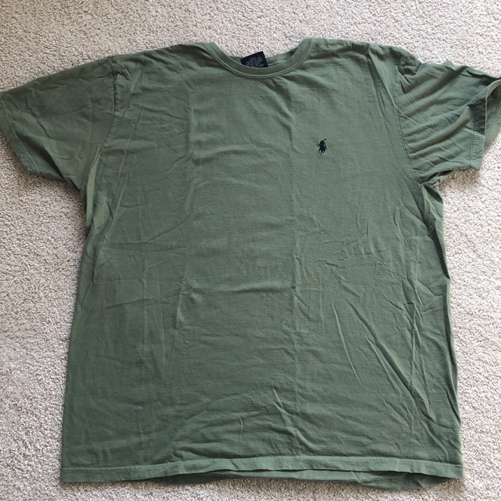 Green Ralph Lauren polo t shirt. Pre owned